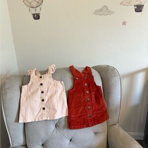 Button down baby girl dresses